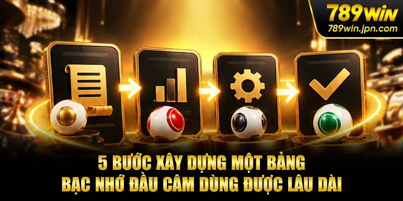 5 bước xây dựng một bảng bạc nhớ đầu câm dùng được lâu dài